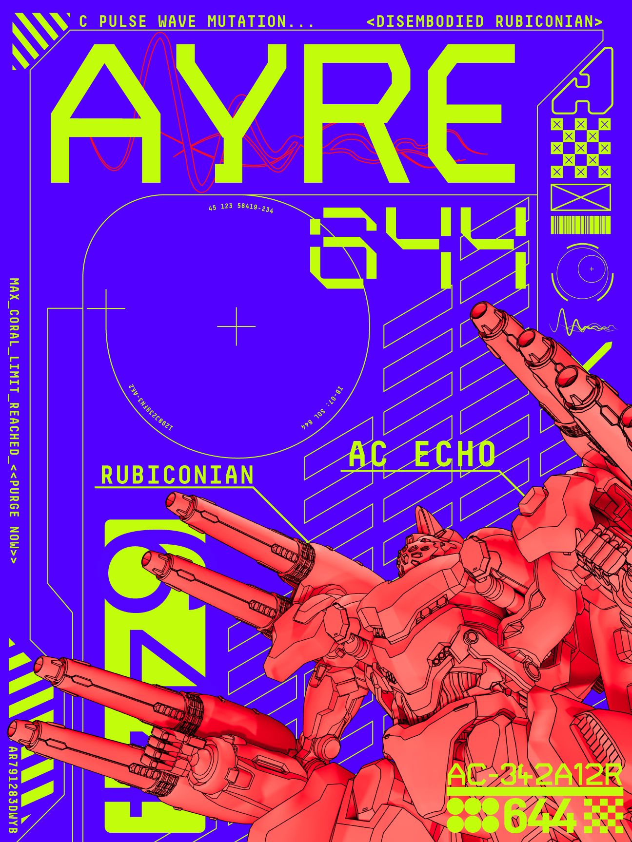 This is an image of a glossy hedgehog in front of a wall of text that reads heads.